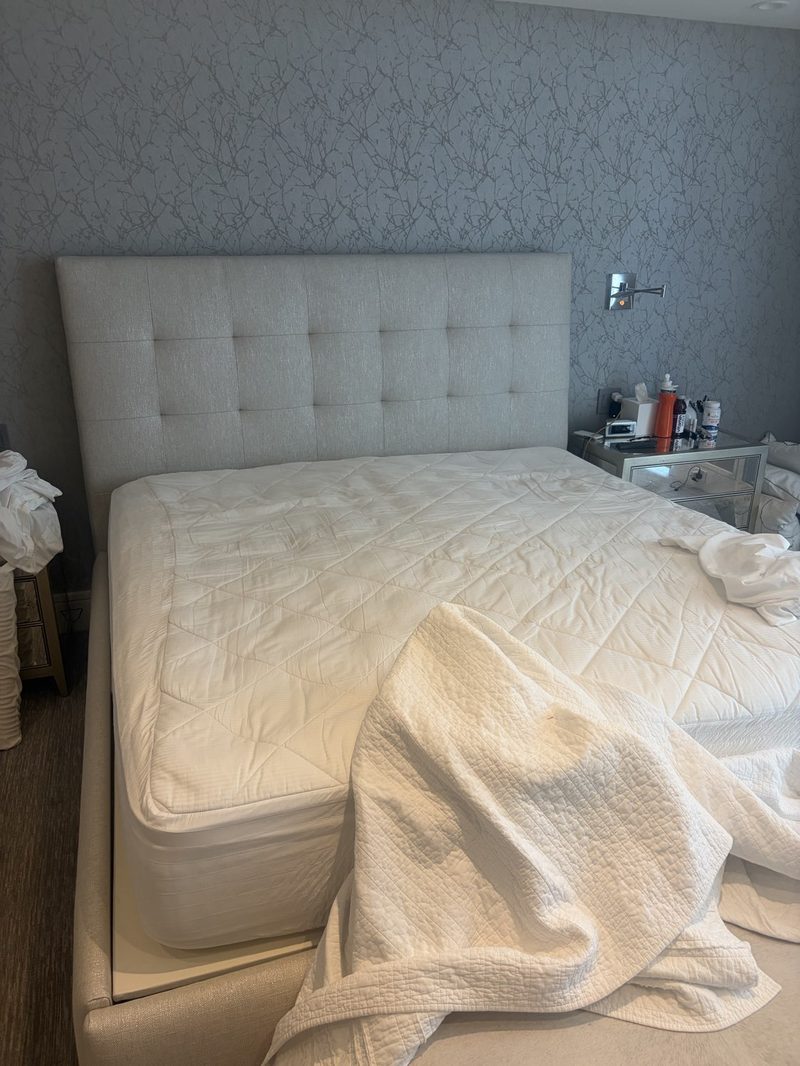 Bedroom before cleaning